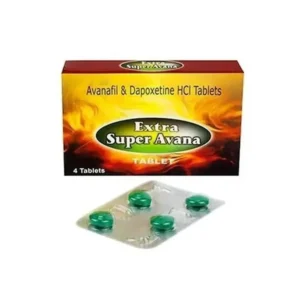 Extra Super Avana avanafil dapoxetine high-strength combination for erectile dysfunction and premature ejaculation treatment