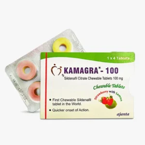 Kamagra Polo 100 mg sildenafil citrate chewable tablet for convenient erectile dysfunction treatment
