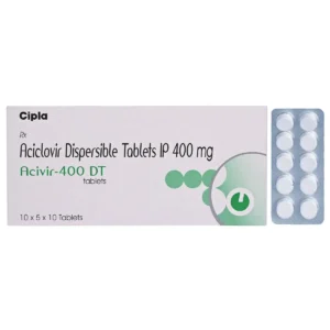 Aciclovir 400 mg viral infection medication tablets