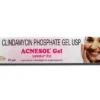 Acnesol Gel 1% clindamycin acne treatment tube