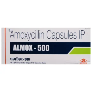 Almox 500 mg amoxicillin bacterial infection medication