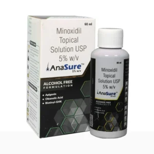 Anasure 5% minoxidil hair loss treatment solution