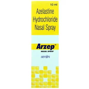Arzep 10 ml azelastine nasal spray bottle