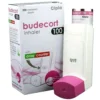 Budecort Inhaler budesonide corticosteroid aerosol for daily anti-inflammatory airway protection