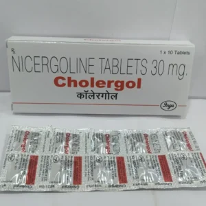 Cholergol 30 mg nicergoline cerebral circulation tablets