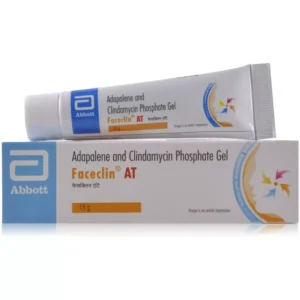 Faceclin AT Gel clindamycin tretinoin combination for acne and pimple treatment