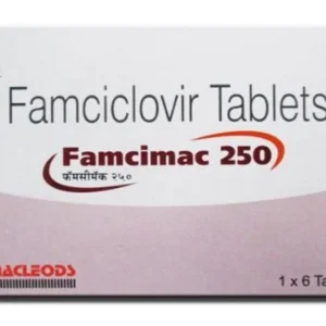 Famcimac 250 mg famciclovir antiviral tablet for herpes zoster shingles and recurrent genital herpes treatment