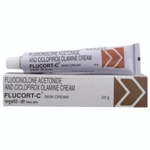 Flucort C Cream fluocinolone clotrimazole combination for fungal skin infections and inflammation