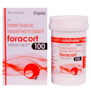 Foracort Rotacaps budesonide formoterol dry powder capsules for long-term respiratory inflammation control