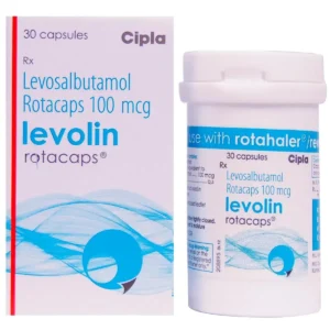 Levolin Rotacaps levosalbutamol dry powder inhalation capsules for instant wheeze relief