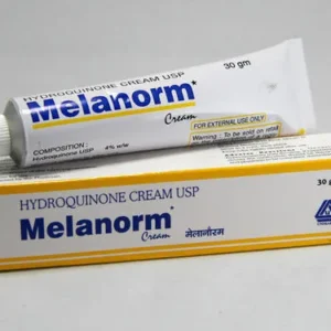 Melanorm Cream hydroquinone skin lightening treatment for dark patches and melasma reduction