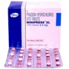 Minipress XL 2.5 mg prazosin extended-release tablet for high blood pressure and hypertension treatment