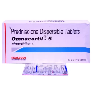 Omnacortil 5 mg prednisolone corticosteroid tablet for inflammation allergic conditions and immune disorders