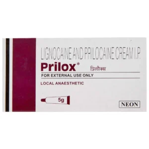 Prilox Cream lidocaine prilocaine topical anesthetic for numbing and pain relief before procedures