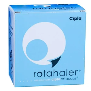 Rotahaler Inhalation Device breath-activated inhaler for Rotacaps asthma and COPD medication delivery