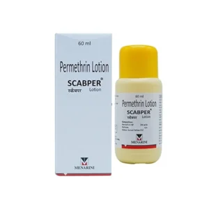 Scabper Lotion permethrin anti-scabies treatment for scabies infestation and parasite elimination
