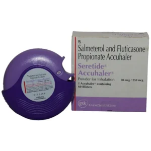 Seretide Accuhaler fluticasone salmeterol dry powder inhaler for asthma and COPD long-term management