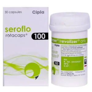 Seroflo Rotacaps 100 mcg fluticasone salmeterol combination inhaler for asthma and COPD prevention