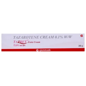 Tazret Forte Cream tazarotene 0.1% retinoid for acne psoriasis and photoaging treatment