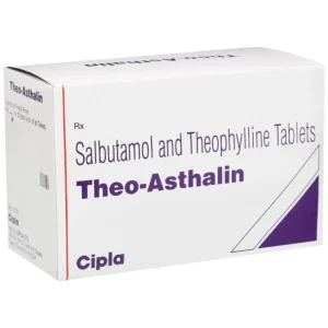 Theo Asthalin Tablet theophylline salbutamol combination for asthma and bronchospasm relief