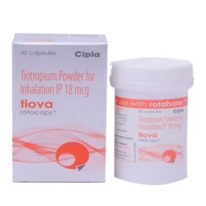Tiova Rotacaps tiotropium bromide dry powder inhaler for long-term COPD and breathing difficulty control
