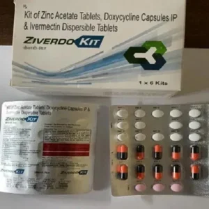 Ziverdo Kit combination therapy pack with zinc ivermectin and doxycycline for viral and parasitic infections
