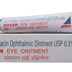Zoxan Ointment ciprofloxacin topical antibiotic for bacterial eye infections and conjunctivitis treatment