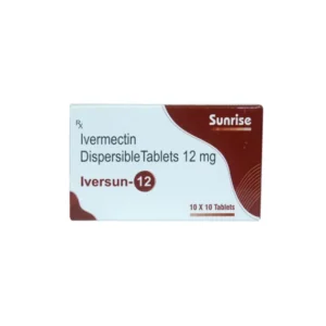 Iversun 12 mg ivermectin tablets for treating parasitic infections in adults