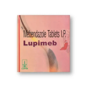 Lupimeb 100 mg Mebendazole tablet used for treatment of intestinal worm infections